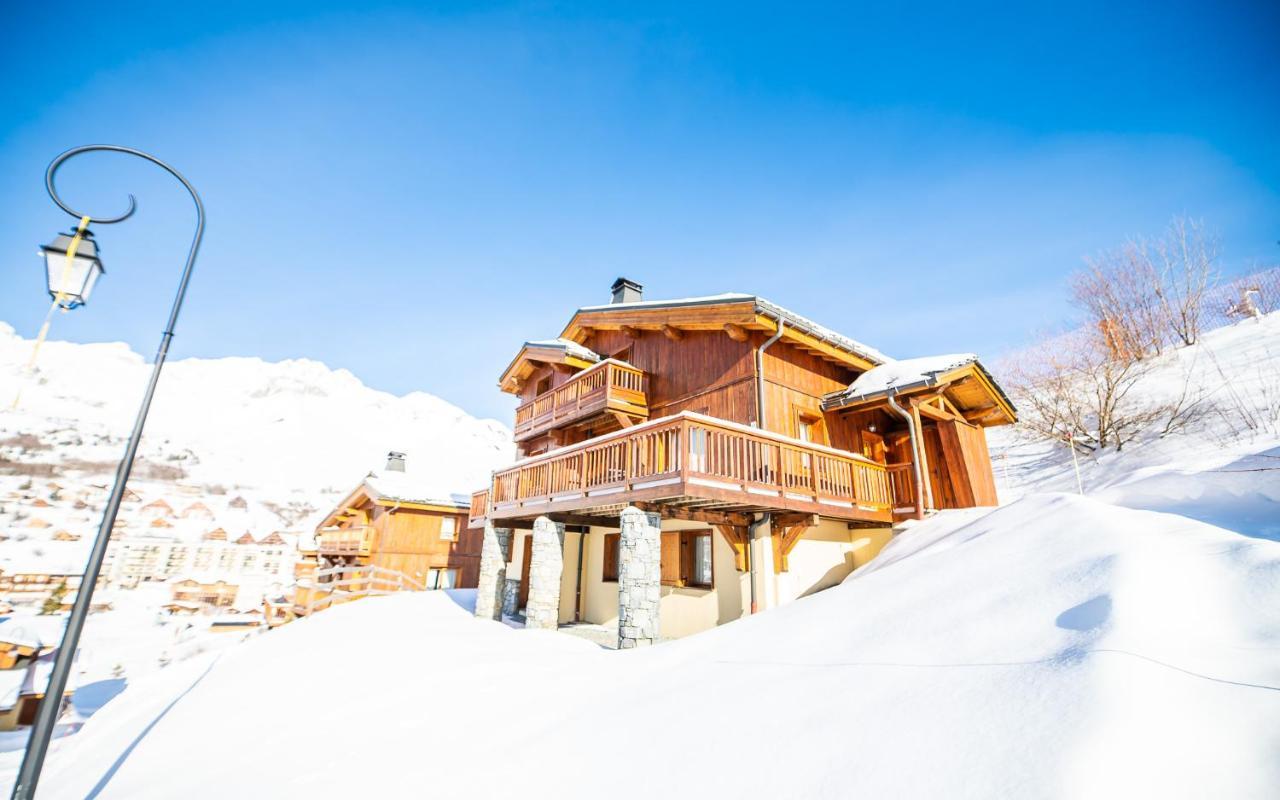 Parc Madeleine - Chalets Saint-François-Longchamp Eksteriør billede