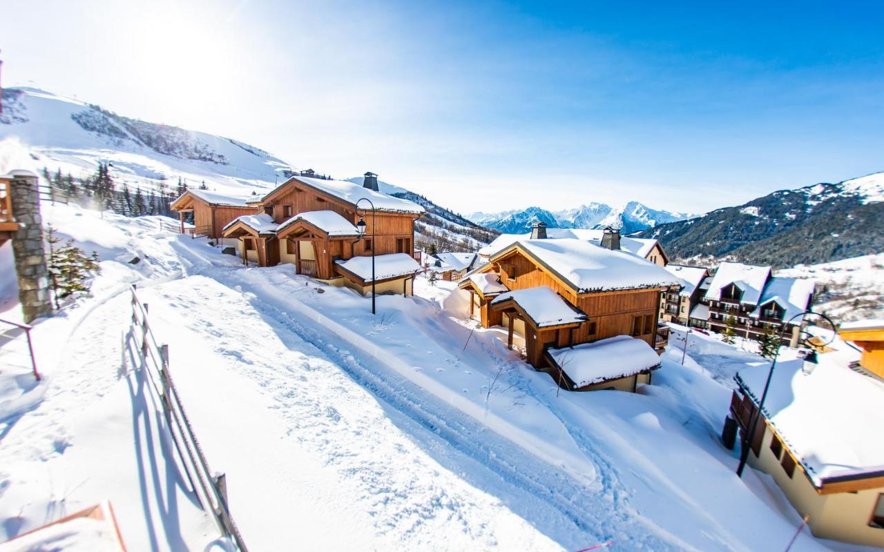 Parc Madeleine - Chalets Saint-François-Longchamp Eksteriør billede