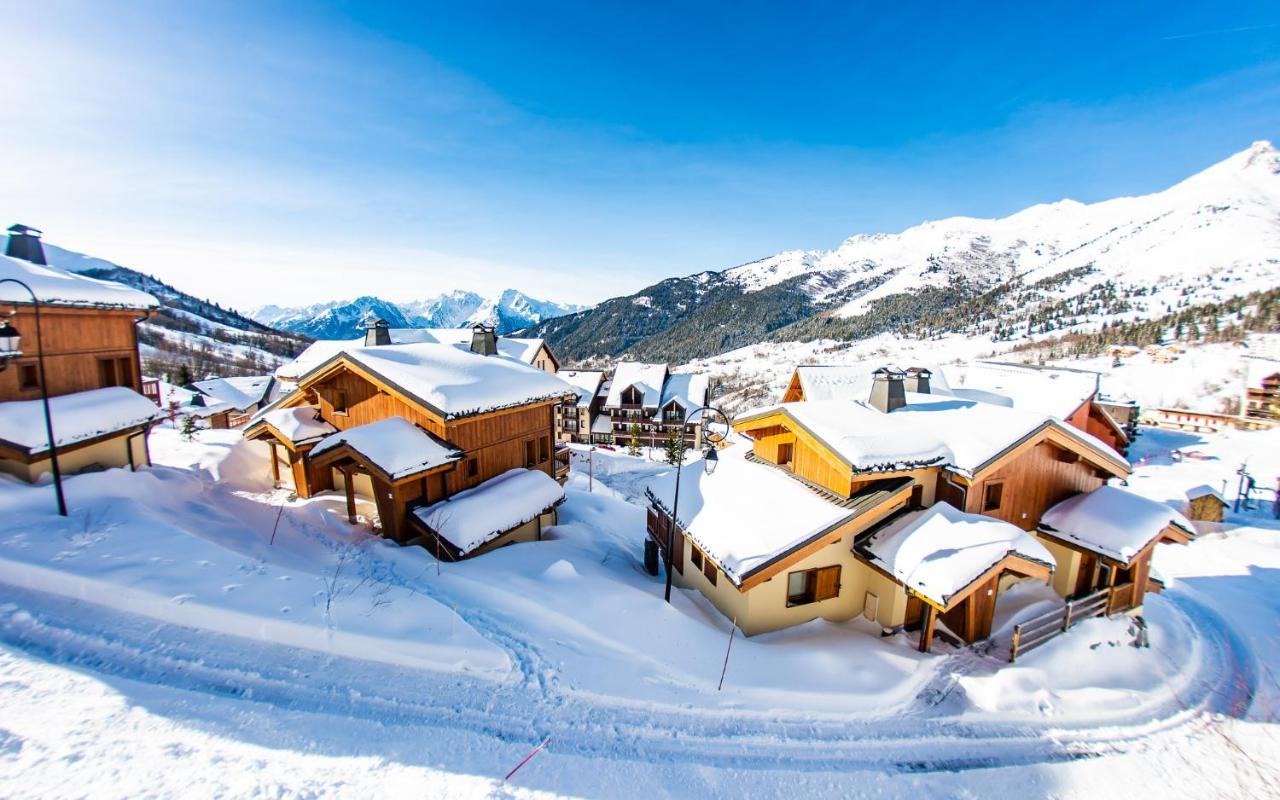 Parc Madeleine - Chalets Saint-François-Longchamp Eksteriør billede